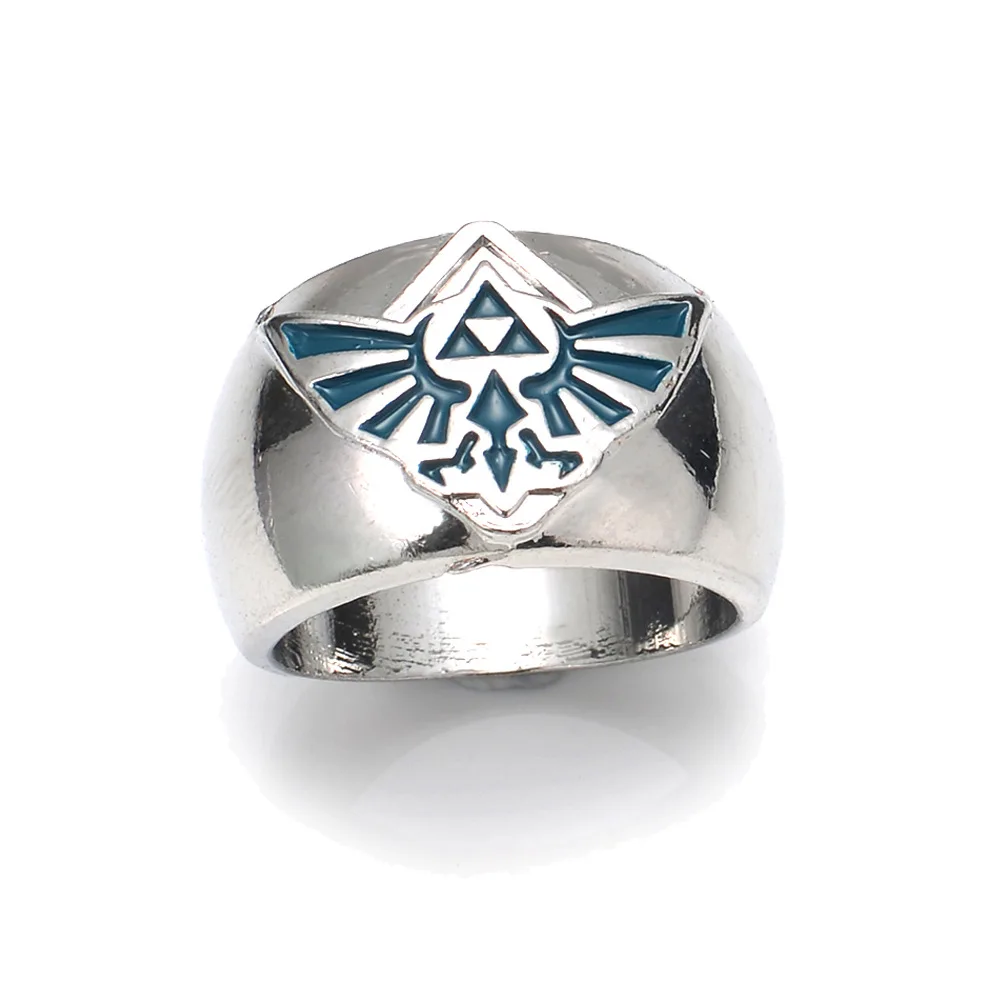 24 шт./LotBrand New Legend of Zelda мужские кольца с символом Zelda Cospaly аниме ювелирные изделия для женщин и мужчин вечерние кольца оптом