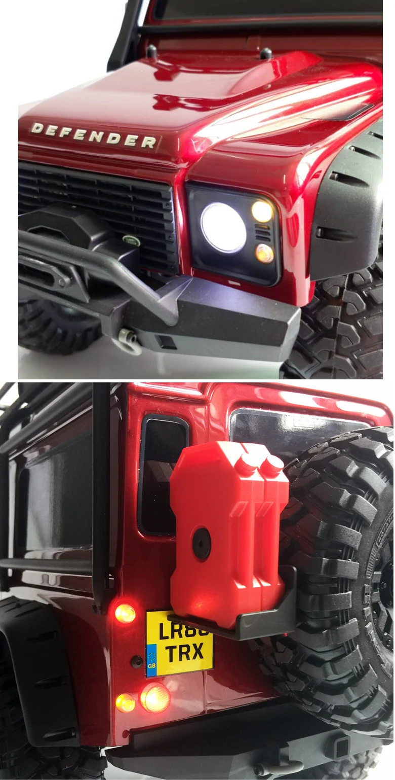 Радиоуправляемые автомобильные запчасти для модификации 1/10 TRAXXAS Trx-4 Trx4 светодиодный светильник не нужен абажур смотрите на видео