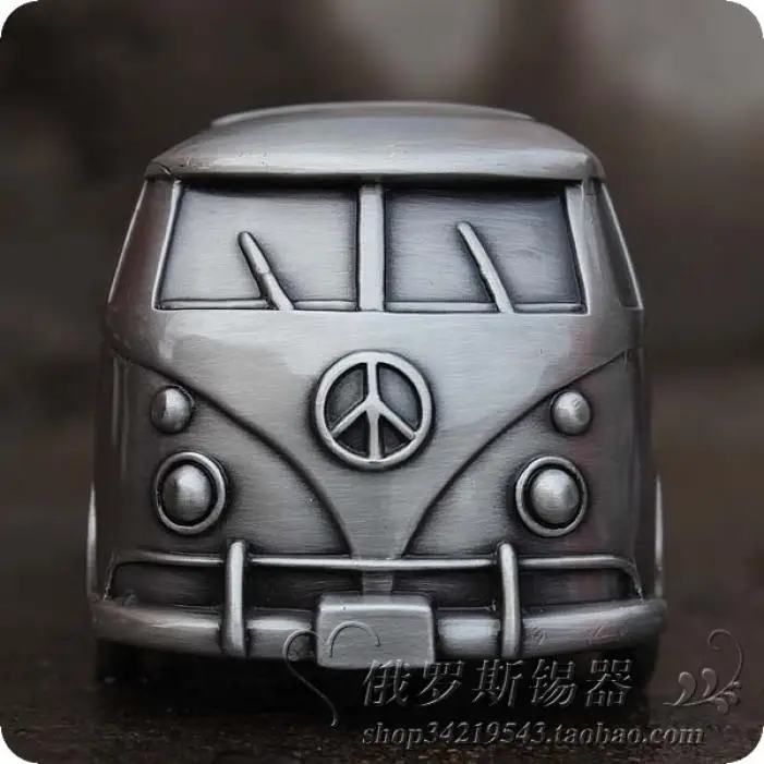 Жестяная Копилка Ван Тин Ретро креативный металлический автобус Детская копилка