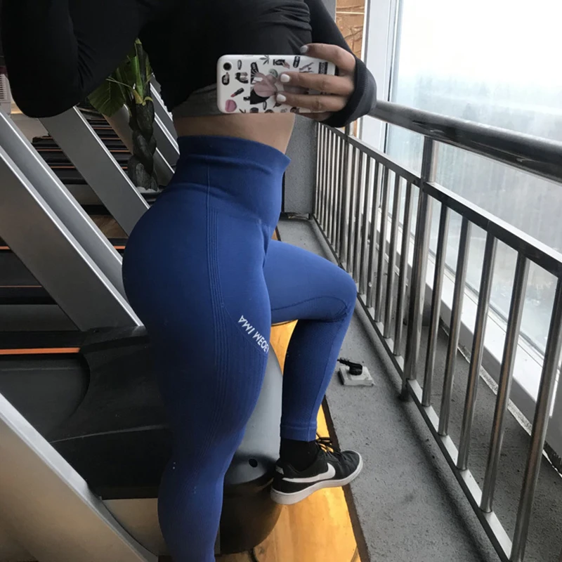 Selena Fanny Vital бесшовные леггинсы тонкие женские фитнес высокие спортивные брюки спортивные лосины Высокая талия Нейлон Йога Брюки Одежда
