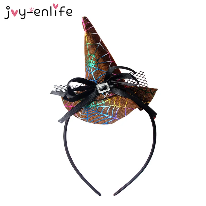 Halloween Decoration Cobweb Witch Ghost Bat Hat Headband Hairband Women Party Props Hair Accessories Mask | Дом и сад
