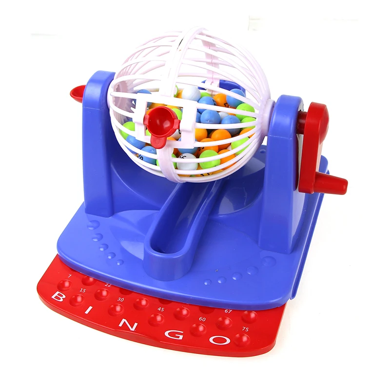 Вечерние игры Lucky Number cocking Machine лотерейная доска бинго игры встряхнуть счастливый мяч развлечение настольная игра для семьи детские игрушки