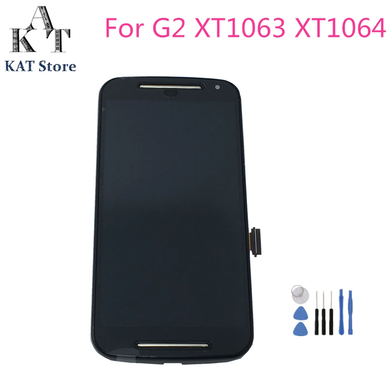 5 0 &quotОригинальный ЖК дисплей сенсорный экран для Motorola Moto G2 XT1063 XT1064 XT1068 дигитайзер