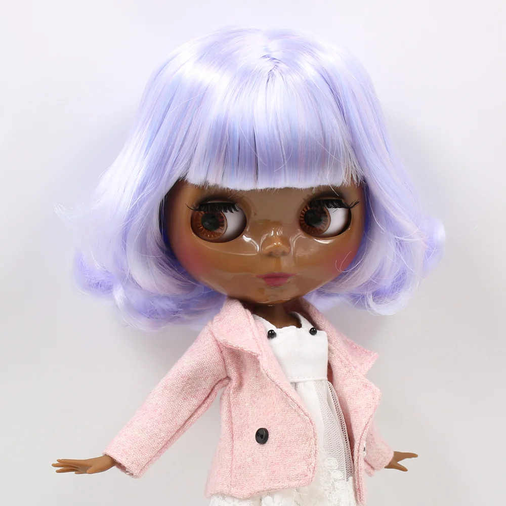 ICY DBS Blyth doll No.BL1017/6005 Pink mix Blue hair JOINT body Super Black skin 1/6 BJD Neo ob24 anime girl | Игрушки и хобби