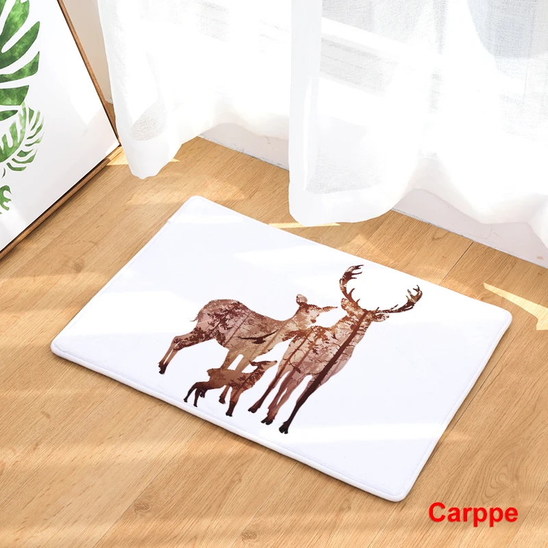 2017 новые ковры с животным принтом Нескользящие кухонные коврики для дома