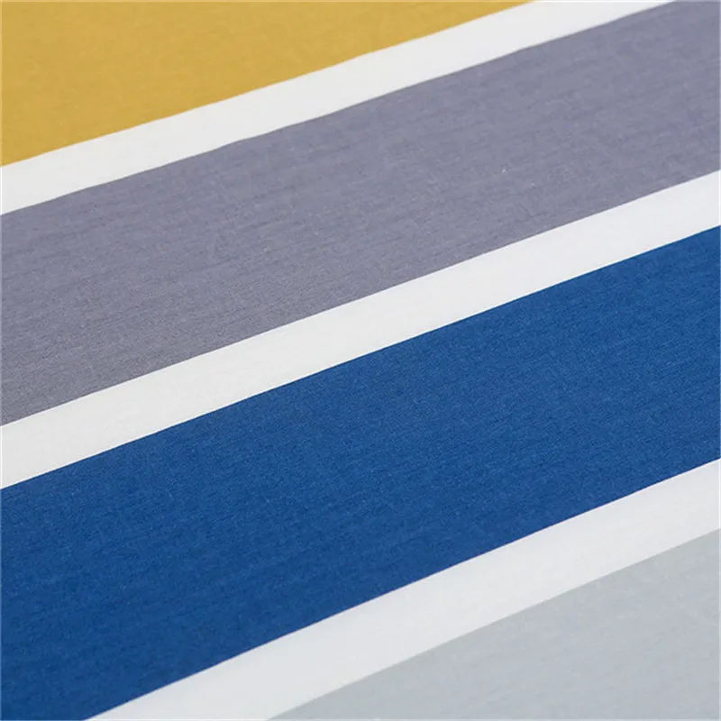 Простой и элегантный полосатый принт постельное белье Домашний текстиль