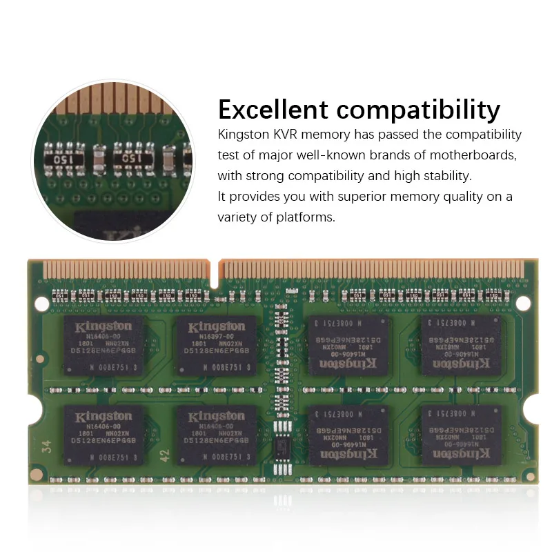 Память Kingston RAM для ноутбука DDR3 1600 МГц 1,35 в 4 ГБ/8 ГБ от AliExpress RU&CIS NEW