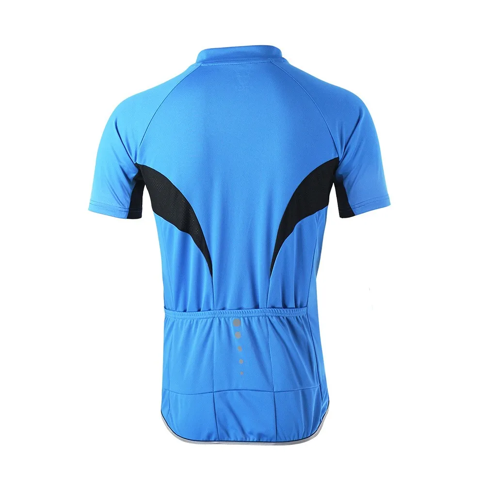 Мужская велосипедная майка с коротким рукавом летняя дышащая Светоотражающая
