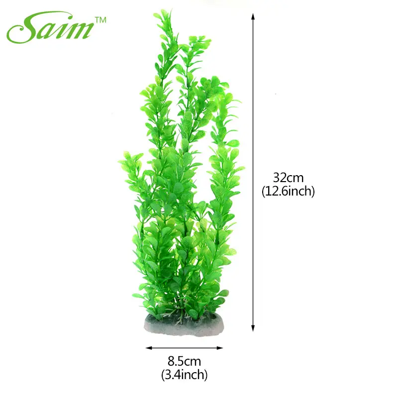 Saim Acuarios Aquastic поддельные растения зеленый Garss искусственные пластмассовые