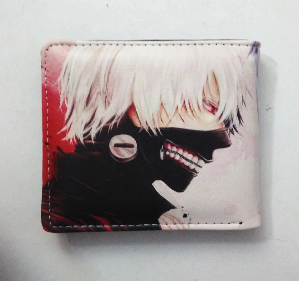 Складной кошелек с аниме/Токийский гул канеки Кен Высококачественный короткий