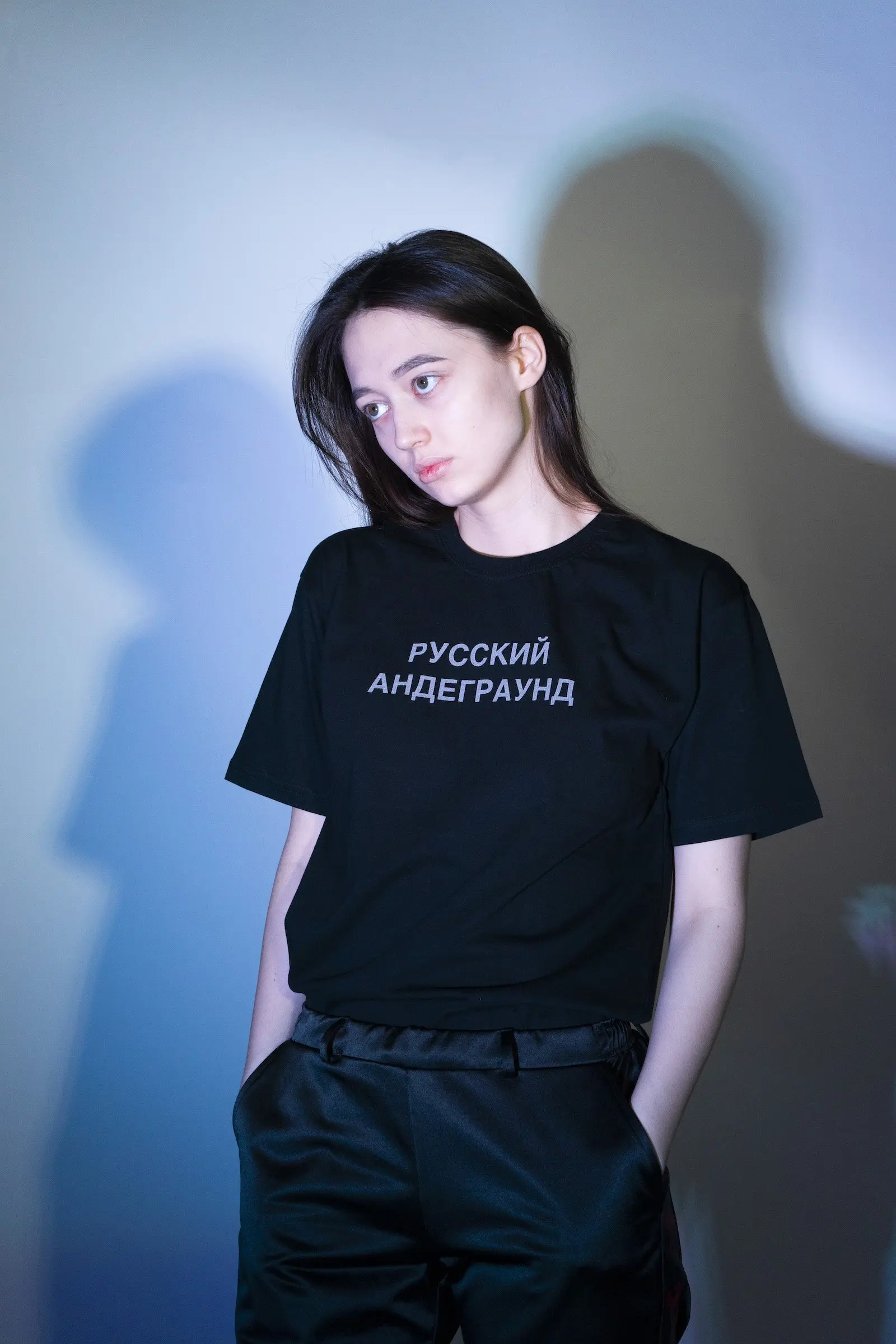 Женская Светоотражающая футболка унисекс черная хлопковая Футболка с русскими