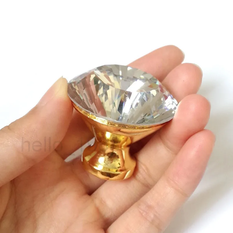 С украшением в виде кристаллов шкаф с выдвижными ящиками ручка шкафа тумба