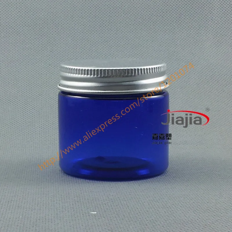 50 г зеленый/красный/синий ПЭТ пустые для косметического крема банка с
