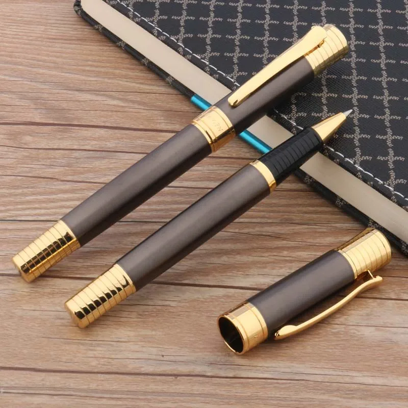 Роскошная высококачественная металлическая Зеленая Ручка роллер с ледяным