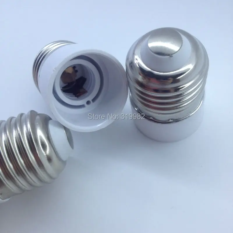 10 PCS E27 to E14 lamp Holder Converter Socket Conversion LED Halogen candle light Bulb Base Copper Adapter Fireproof Material | Лампы и