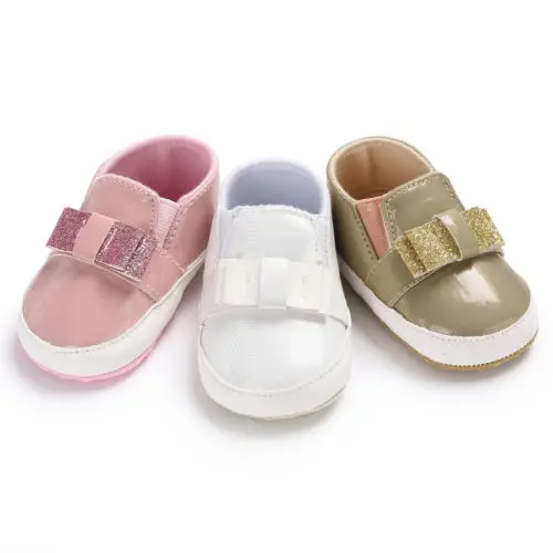 Newborn Toddler Infant Cute Baby Girls Boys Solid Crib Shoes Walk Booties Boot Sandals Sequins | Детская одежда и обувь
