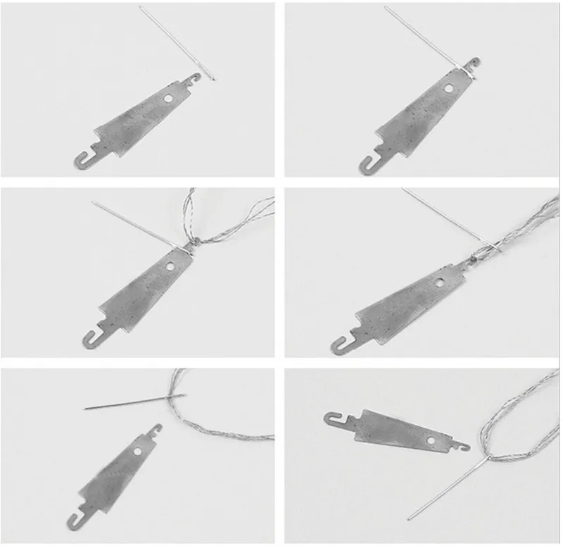 10 шт. набор для ручного шитья из стали с крючком|needle threader|hook threaderhand sewing needle threader |