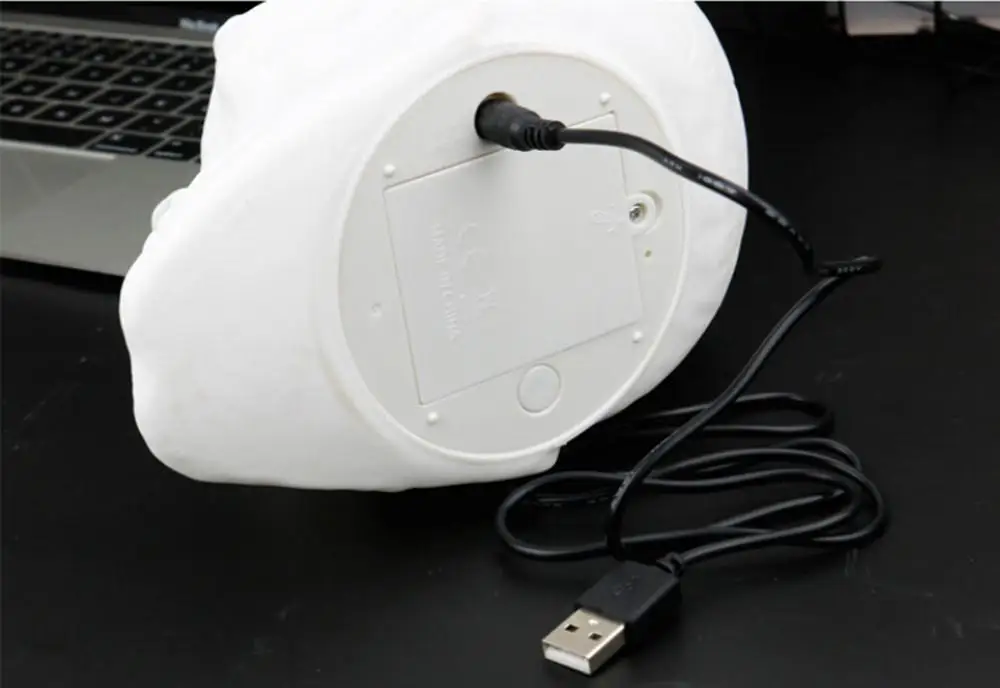 LumiParty USB зарядка цветная светодиодсветодиодный лампа в виде черепа с