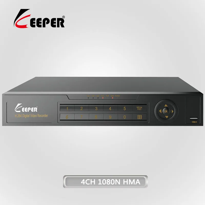 Хранитель 4 канала 1080N HD Hybird DVR видео рекордер 3 в 1 поддержка AHD CVBS ip-камеры |