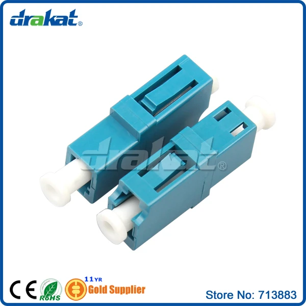Симплексный волоконно-оптический LC PC разъем адаптера |