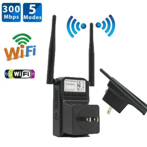 300 Мбит/с Wi Fi ретранслятор беспроводной расширитель диапазона Усилитель сигнала