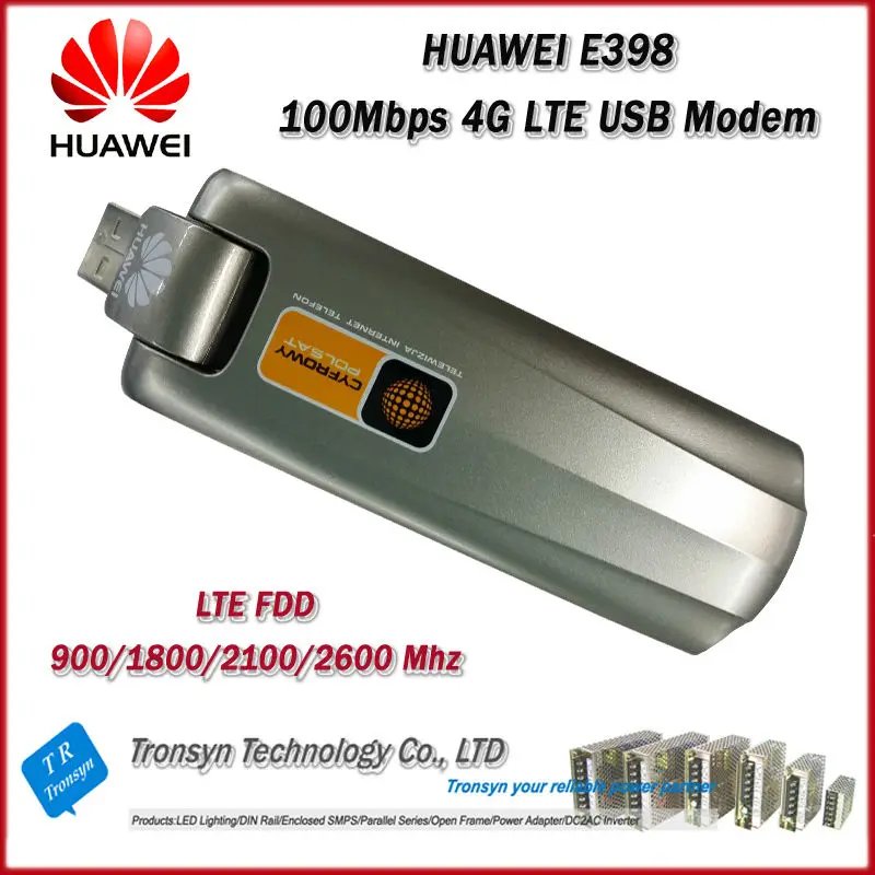 Новый оригинальный разблокировка 100 Мбит/с HUAWEI E398 4G LTE USB модем с слотом для sim