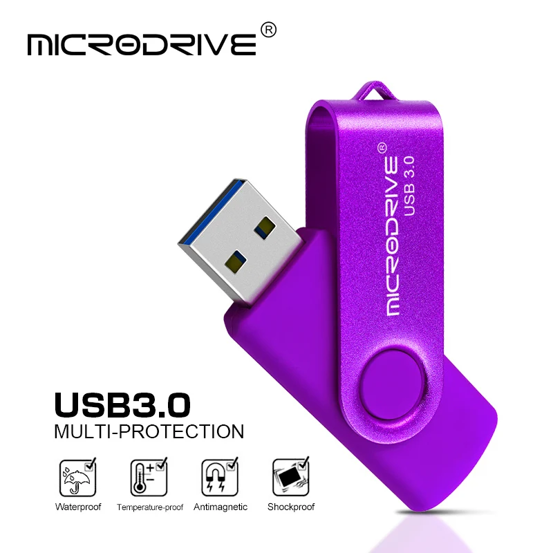 Металлический usb флеш накопитель USB 3 0 вращающийся 16 ГБ накопители 32 Гб карта