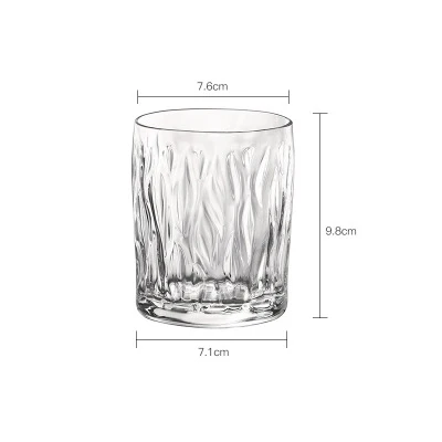 transparent 300ml Скандинавская креативная цветная стеклянная чашка без свинца хрустальные чашки большой емкости пивное вино бокал es Бар стеклянная посуда для гостиниц Выгравированная цветная чашка - Цвет: transparent 300ml
