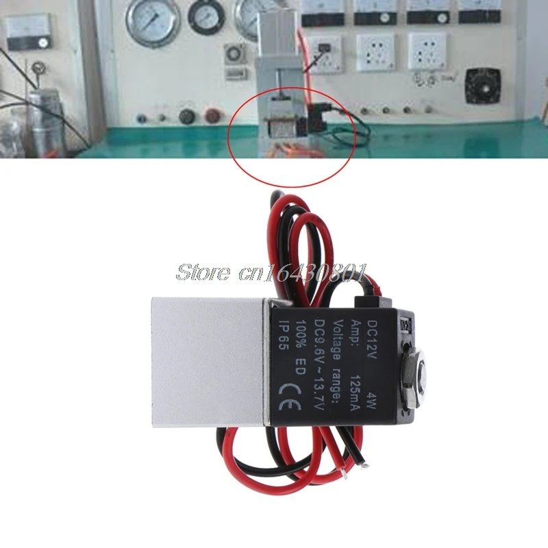 Нормально закрытый электромагнитный клапан 2V025 06 12V DC 1/8 &quotпровод высокого