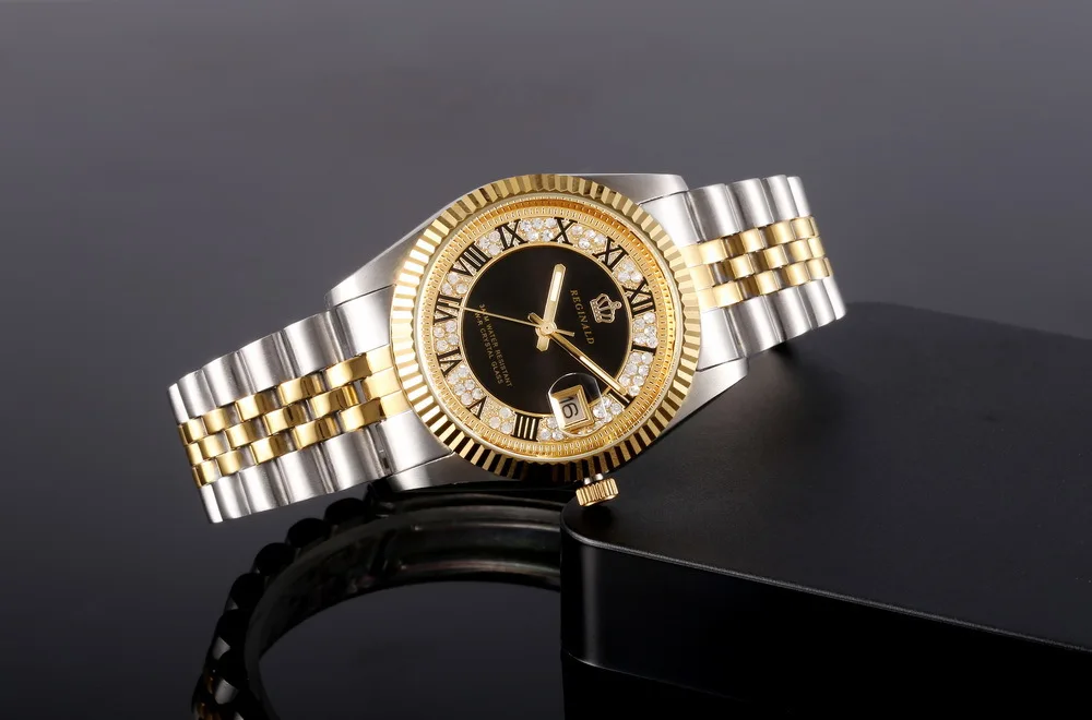 Оригинальные высококачественные кварцевые модные мужские часы из стали деловые