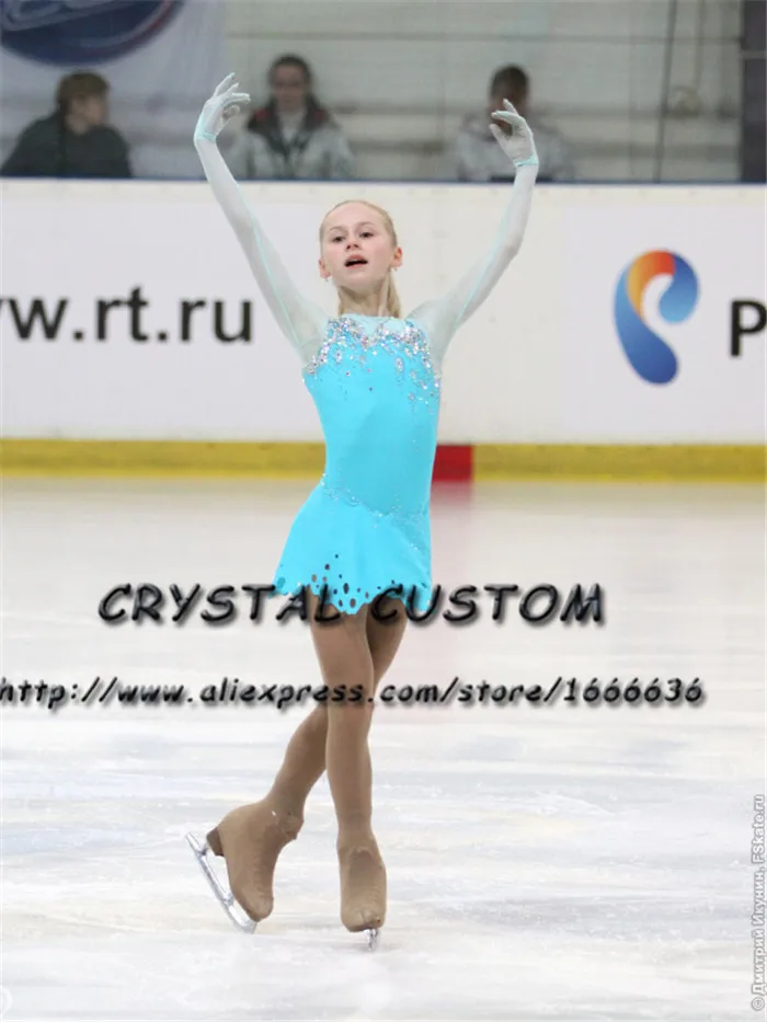 

Custom Girls Figure Skating Dresses Graceful New Brand Ice Skating Dresses For Competition DR4364