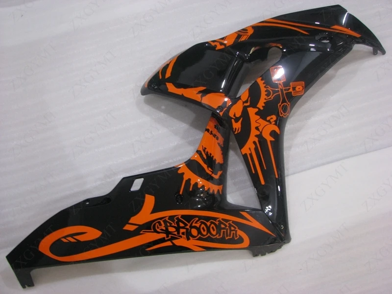 Комплекты обтекателей Fireblade 2006 2007 черный Grafitty кузов CBR1000RR всего тела Наборы