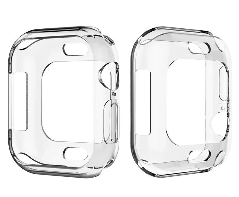 Laforuta чехол для Apple Watch 5 4 44 мм 40 мм прозрачный ТПУ мягкий силиконовый защитный чехол для iWatch серии 4 Чехол