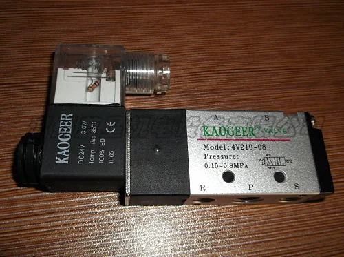 Соленоидный клапан пневматический регулирующий обратный 4V130-06 | Строительство и