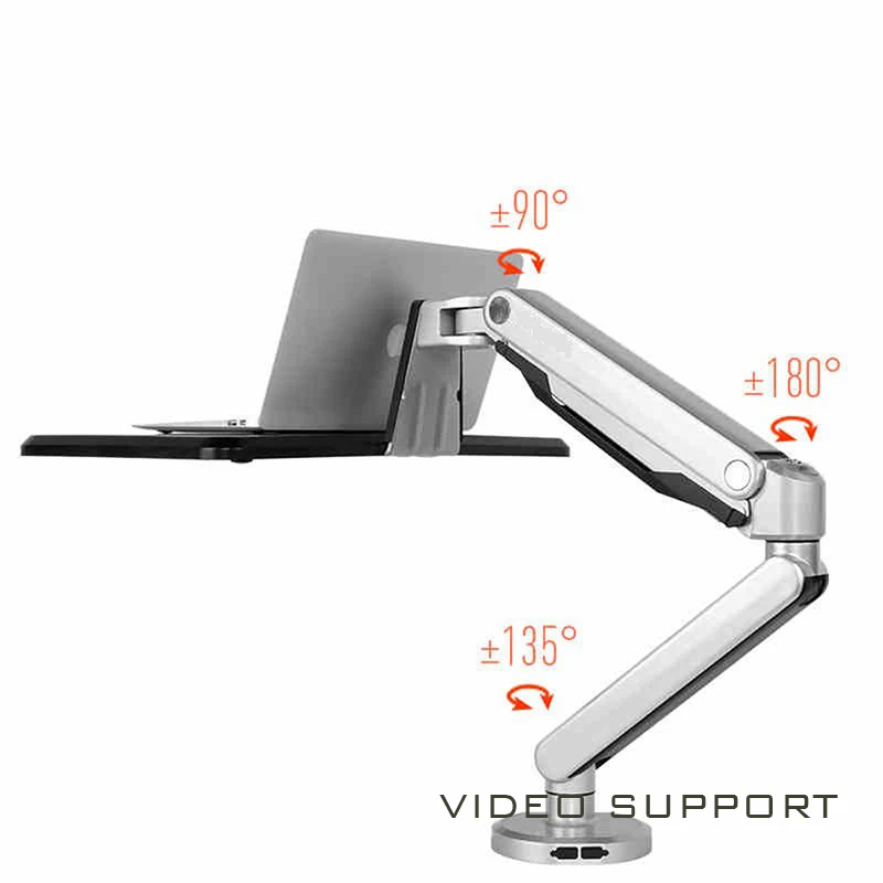 Держатель для ноутбука высокого качества регулируемое крепление с газовой