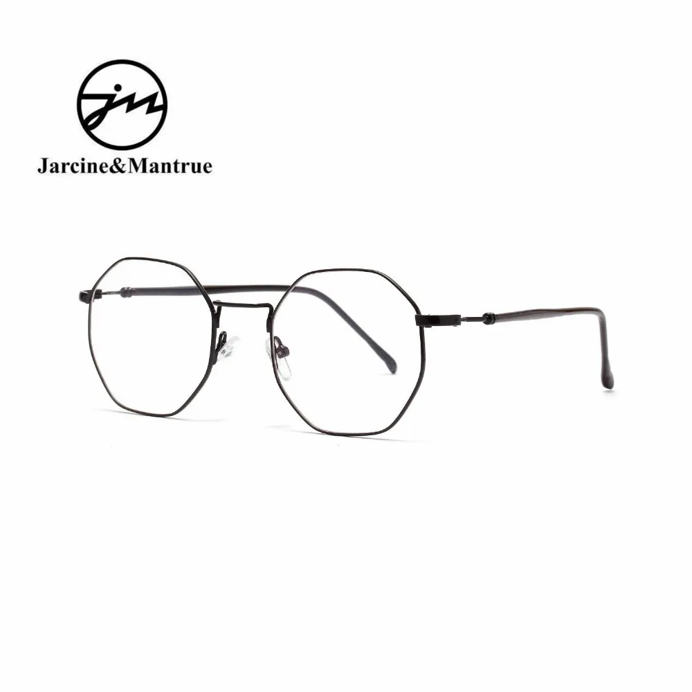 3312 большая оправа в форме бриллианта очки литературные Ретро Металлические