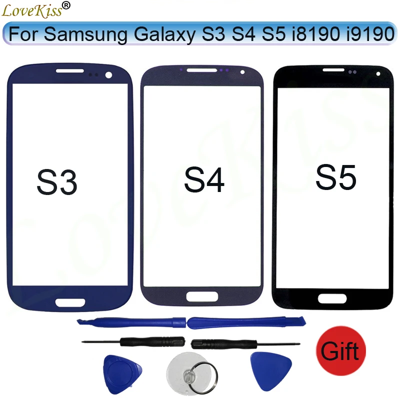 Передняя панель для samsung Galaxy S3 Neo S4 S5 Mini i8190 i9190 i9600 сенсорный экран сенсор ЖК-дисплей стекло Крышка Замена инструменты