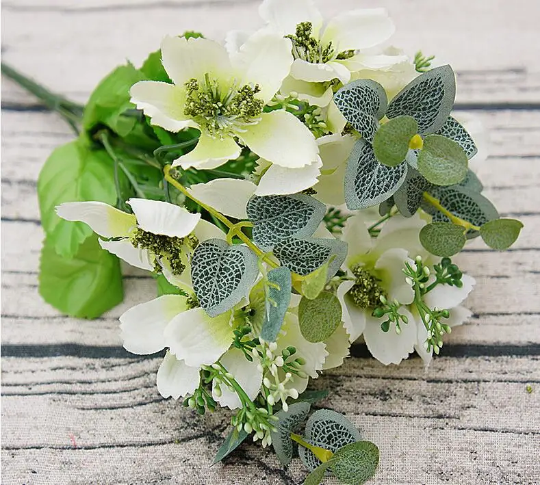 Искусственные цветы маленькие букет для домашней фотографии пейзаж ручная