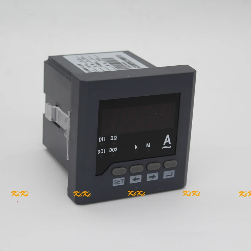 Черный 80*80 мм 0 5A amperemeter цифровой Интеллектуальный AC Ампер метр с RS485 связь Modbus RTU