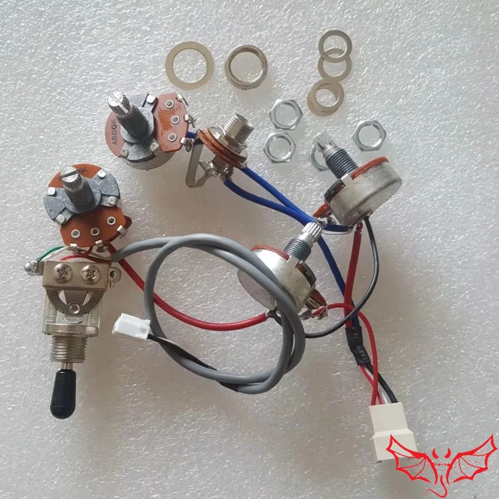 1 комплект электропроводки для гитары Hanmosen lp SG DOT точечный выключатель Сделано в
