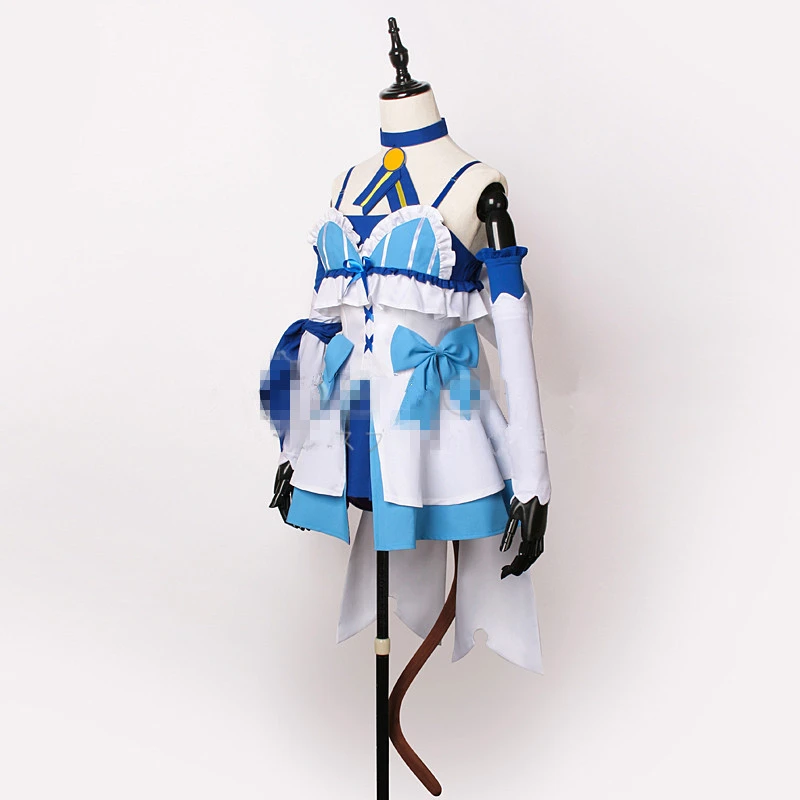 Re: жизнь в другом мире от нуля Феликс Косплей Костюм кошка Женское Платье Аниме