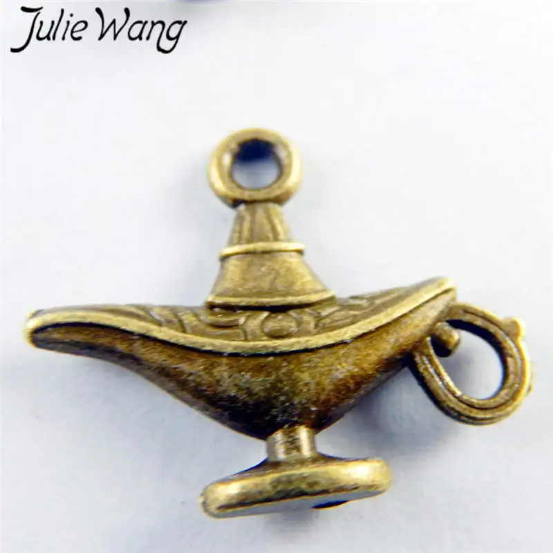Julie Wang 20 шт. подвески в форме чайника из сплава античные бронзовые Подвески DIY