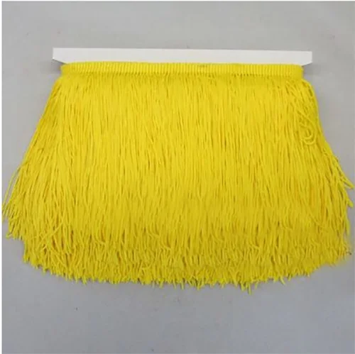 Yellow Длинные 15/20/30 см, 2 шт/комплект ярда кружевной отделкой сапоги с бахромой в стиле «сделай сам» латинские танцы платье этап одежда аксессуары декоративные кисточки для штор JK139 - Цвет: Yellow