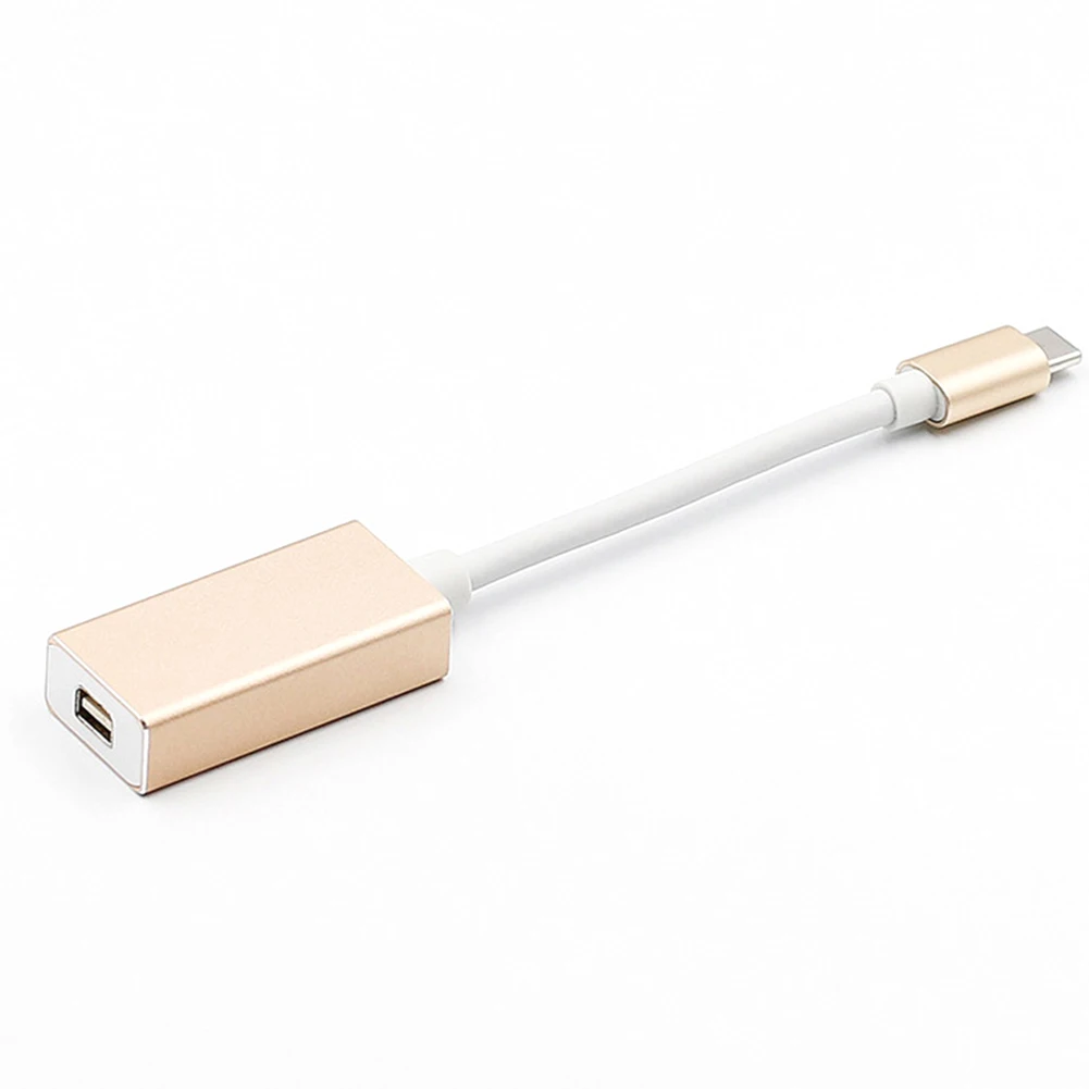 USB C к Mini DP адаптер видео 1080 P конвертер кабель аудио мужчин и женщин HD для Apple MacBook |