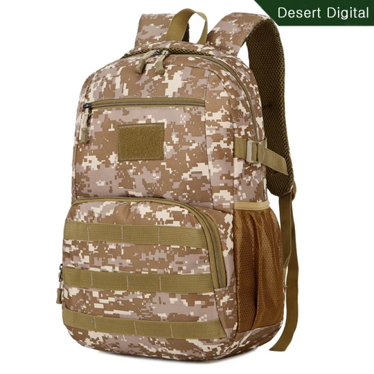 Desert Digital Военный тактический рюкзак непромокаемый Оксфордский Мужской камуфляж Molle сумка Открытый походный рюкзак путешествия рюкзак - Цвет: Desert Digital