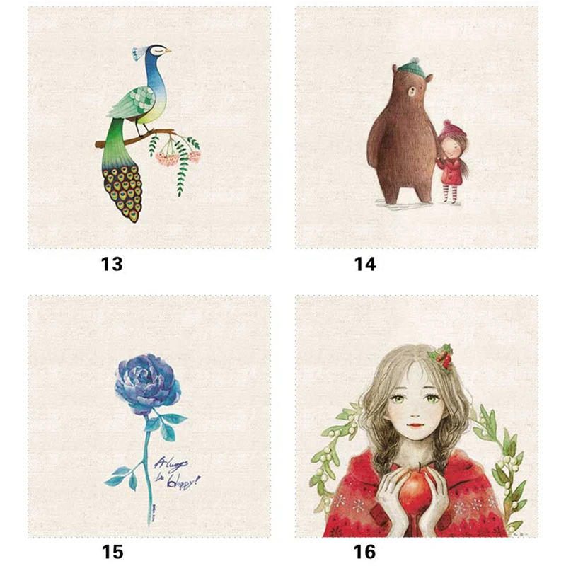 Окрашенная вручную ткань из хлопка и льна для шитья своими руками Лоскутная