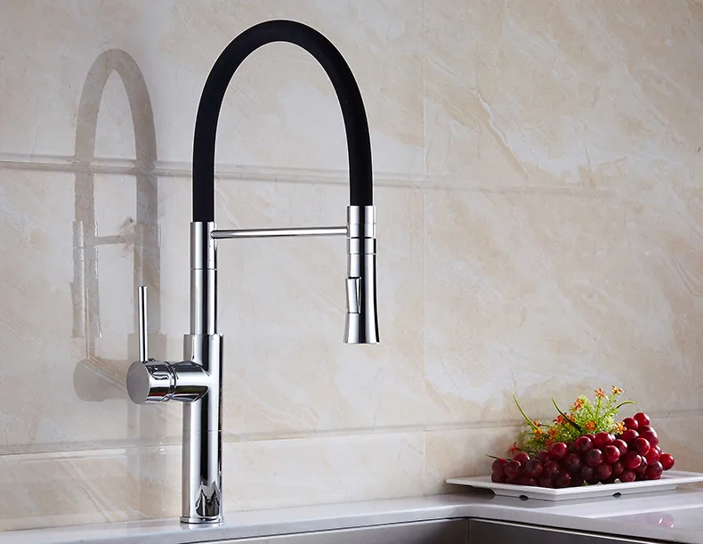 Pull Down Kitchen Faucet Grohe Concetto Single Handle Dual Spray Pull Down Torneira Cozinha Basin Sink Hot Cold Water Tap Mixers