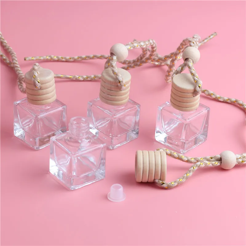 Новая мода 1 шт./лот 5 мл мини алмазные подвесные автомобильные флаконы для духов