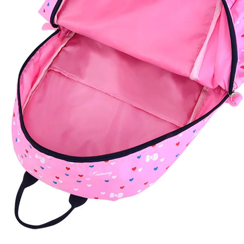 3 шт./компл. школьный рюкзак для девочек с милым бантом и принтом школьные сумки