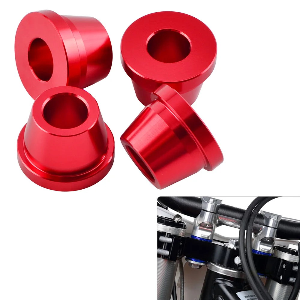 

Handlebar Clamp Mount Bushings For Honda CR125R CR250R 2000-2007 CRF250R CRF450R CRF450RX CRF250RX CRF450L CRF450X 2019-2021